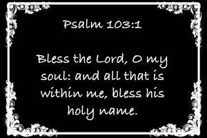 Psalm 103 1 9BW